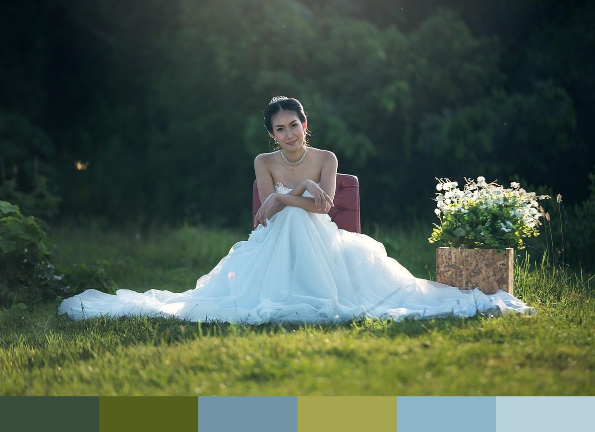 Fashion Bridal in Field color palette