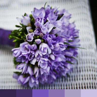 Purple Bouquet color palette