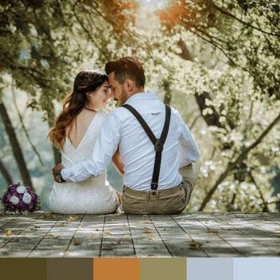 Wedding Day Couple color palette
