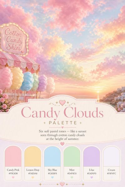 Candy Clouds Palette