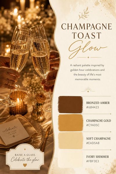 Champagne Toast Glow
