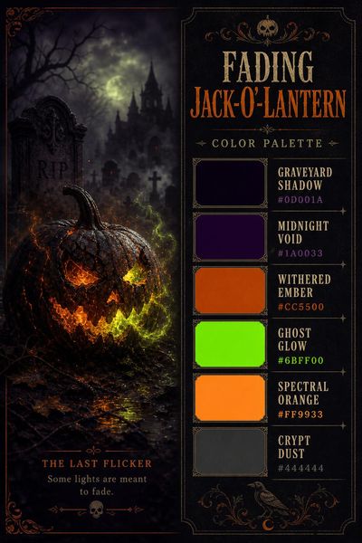 Fading Jack-O'-Lantern