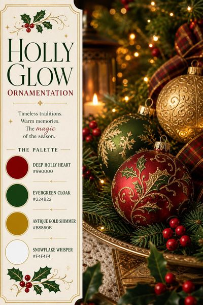 Holly Glow Ornamentation