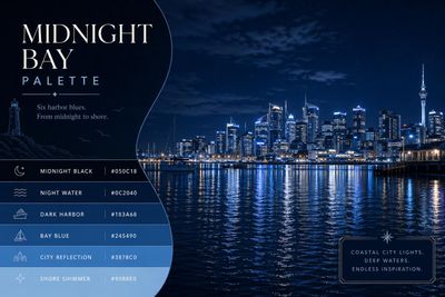 Midnight Bay Palette