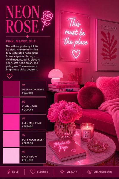 Neon Rose