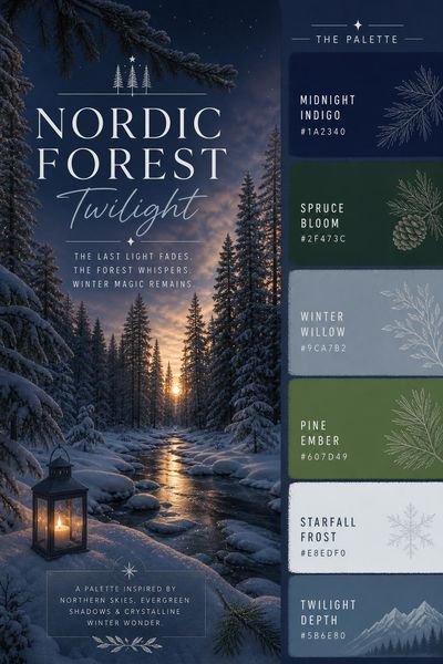 Nordic Forest Twilight