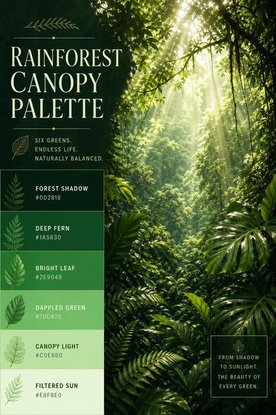 Rainforest Canopy Palette