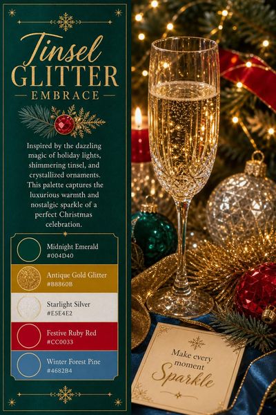 Tinsel Glitter Embrace