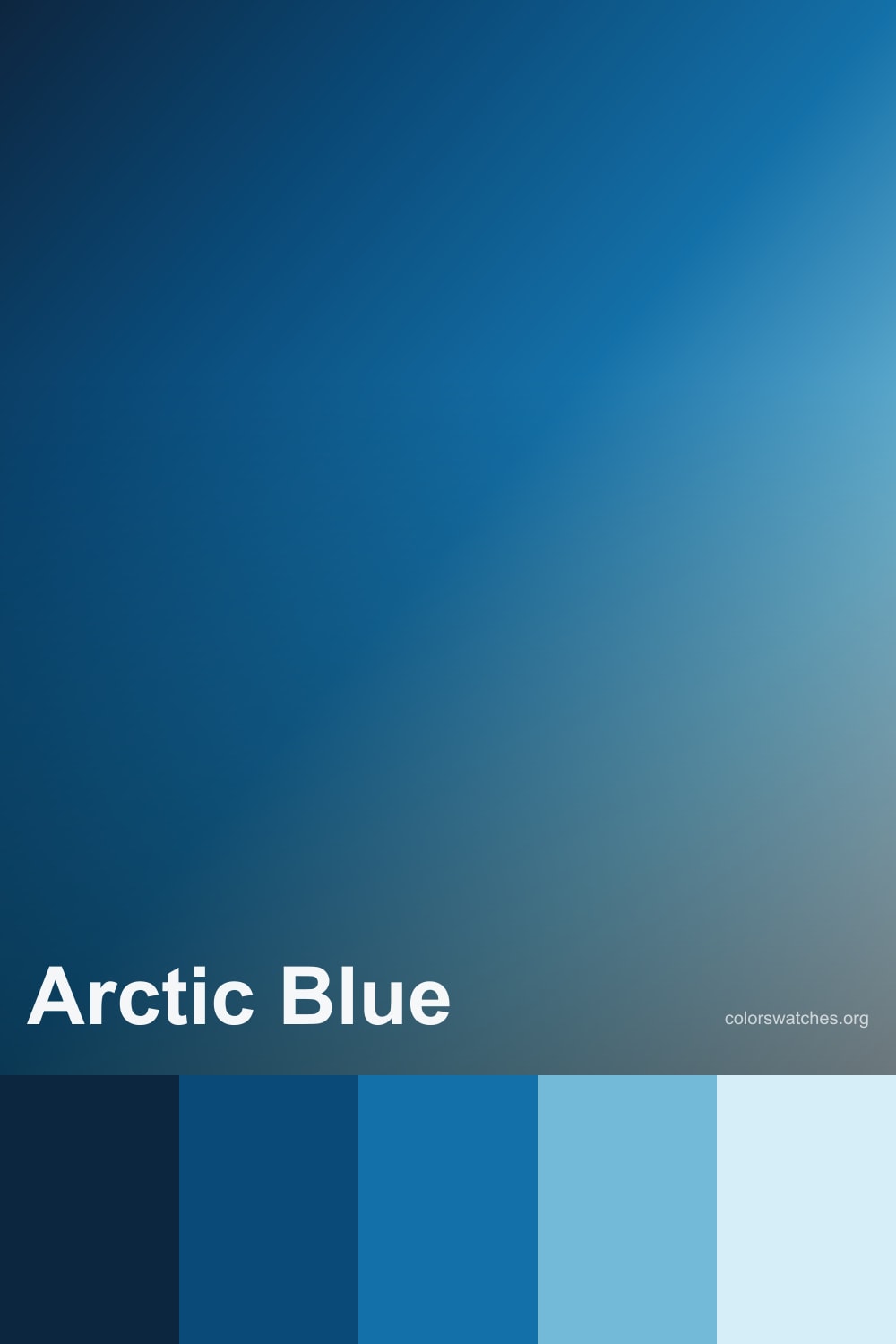 Arctic Blue Color Palette — Deep Ice Shelf to Snow White Blues ...