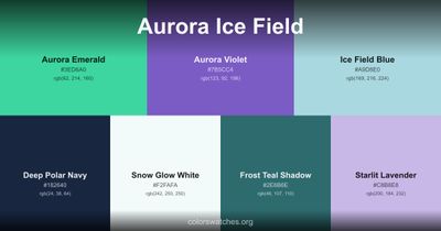 Aurora Ice Field