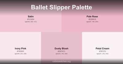 Ballet Slipper Palette