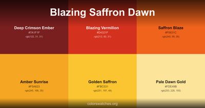 Blazing Saffron Dawn
