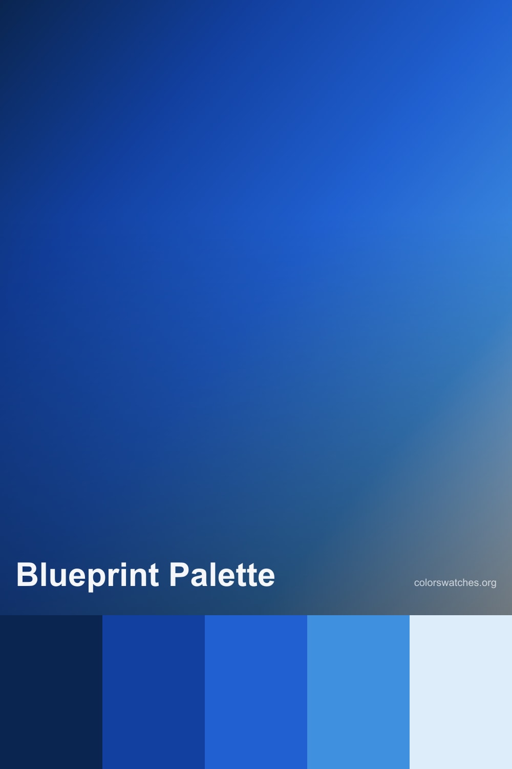 Blueprint Color Palette — Deep Indigo, Blueprint Blue, Cobalt & Sky ...