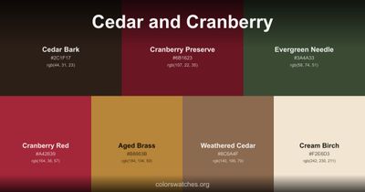 Cedar and Cranberry