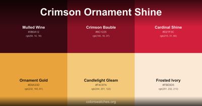 Crimson Ornament Shine