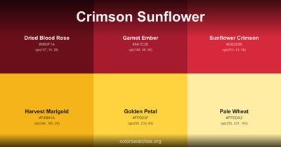 Crimson Sunflower