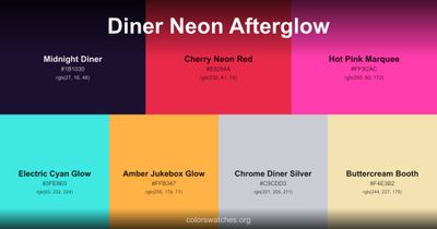 Diner Neon Afterglow