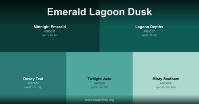 Emerald Lagoon Dusk