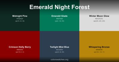 Emerald Night Forest