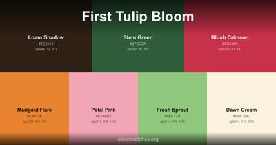 First Tulip Bloom