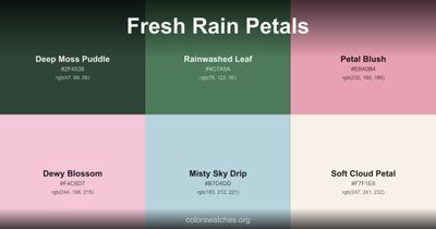 Fresh Rain Petals