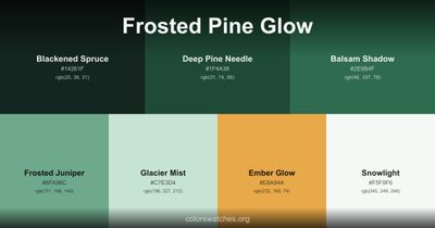 Frosted Pine Glow