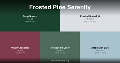 Frosted Pine Serenity