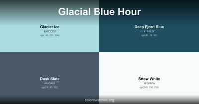 Glacial Blue Hour