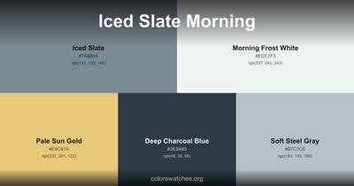 Iced Slate Morning