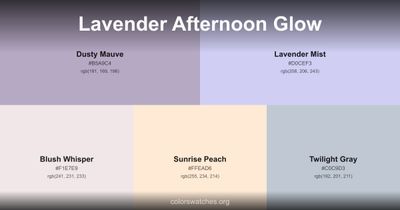 Lavender Afternoon Glow