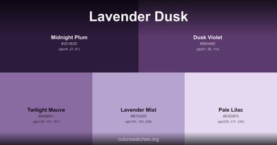 Lavender Dusk