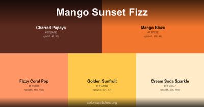 Mango Sunset Fizz