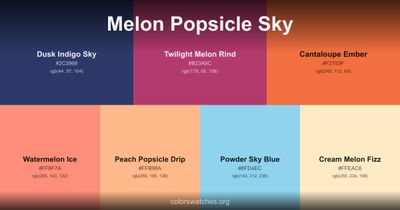 Melon Popsicle Sky