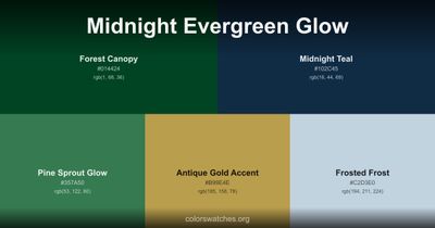Midnight Evergreen Glow