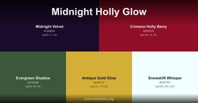Midnight Holly Glow