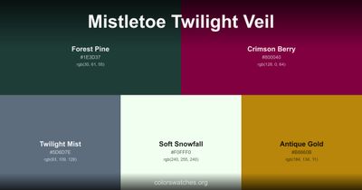 Mistletoe Twilight Veil