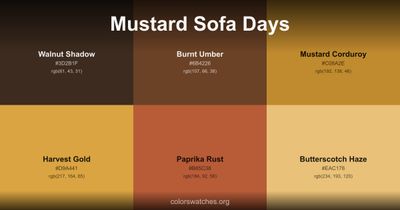 Mustard Sofa Days