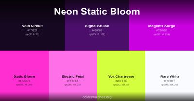 Neon Static Bloom