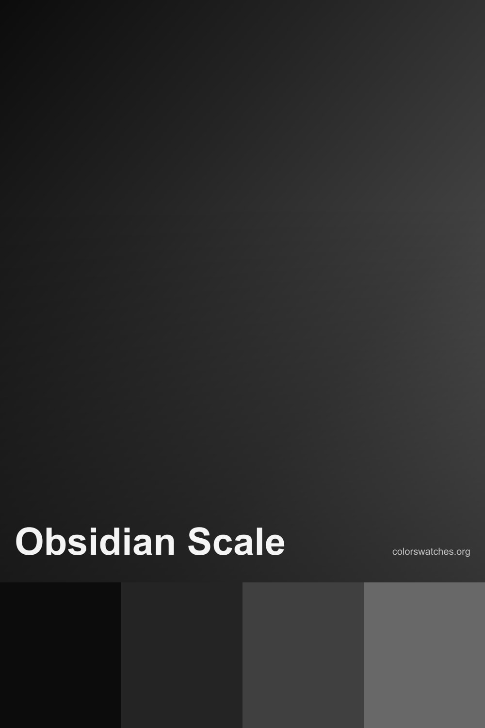 Obsidian Scale Color Palette — Obsidian, Jet, Carbon, and Steel Gray ...