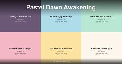 Pastel Dawn Awakening