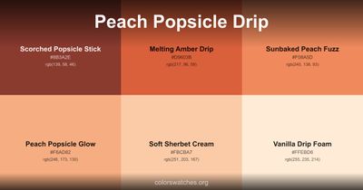 Peach Popsicle Drip