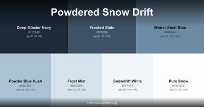 Powdered Snow Drift