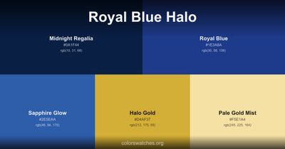 Royal Blue Halo