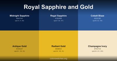 Royal Sapphire and Gold
