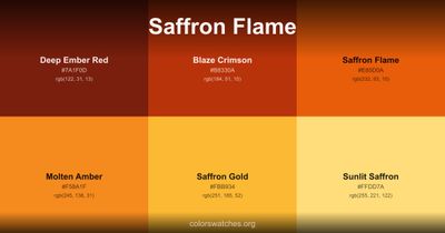 Saffron Flame