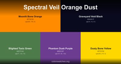 Spectral Veil Orange Dust