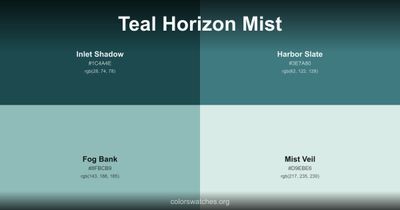 Teal Horizon Mist