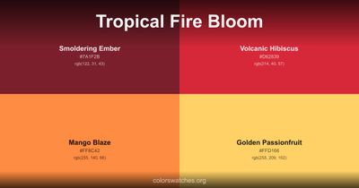 Tropical Fire Bloom