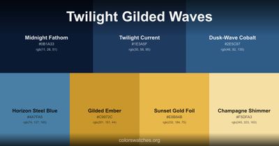 Twilight Gilded Waves