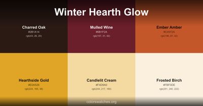 Winter Hearth Glow